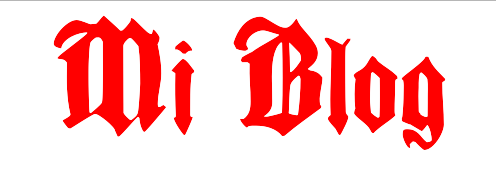Mi blog